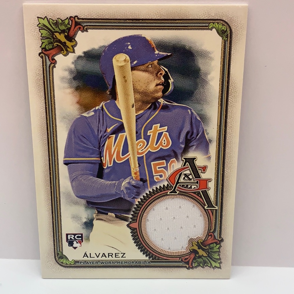 2023 Topps Allen & Ginter Francisco Alvarez Mets Relic #AGRA-FA (MISC9)